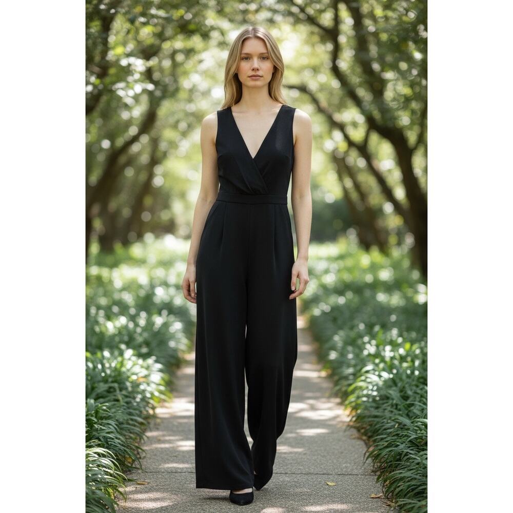 Lulus black jumpsuit with lace size small - Picture 7 of 7